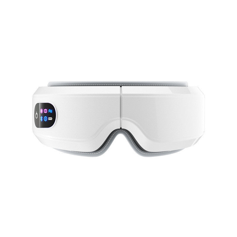 Masseur oculaire à pression d'air et vibrations, protection oculaire Bluetooth, massage oculaire relaxant, soulagement des migraines, amélioration du sommeil