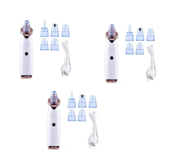 Instrument à points noirs à aspiration électrique, instrument de lavage du visage, beauté, élimination de l'acné, instrument d'aspiration des points noirs