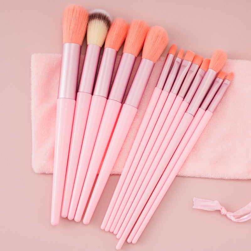 Ensemble de 13 pinceaux de maquillage, pinceaux anti-cernes, blush, poudre, fard à paupières, surligneur, fond de teint, outils de beauté cosmétiques