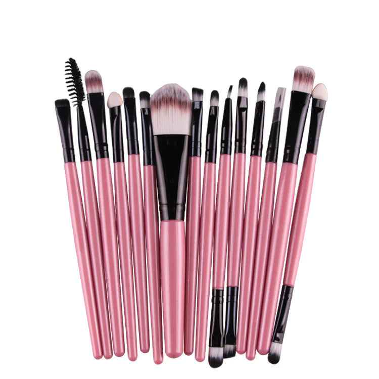 Ensemble de 15 Pinceaux de Maquillage