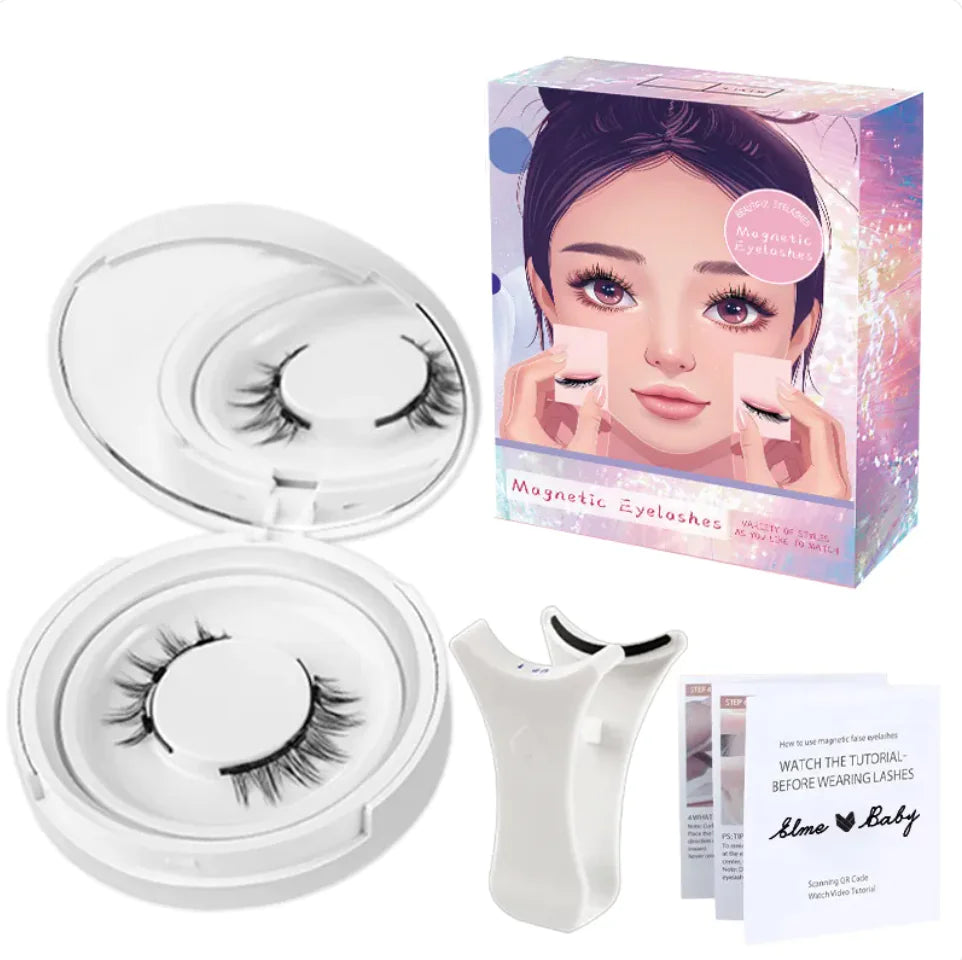 Faux Cils Magnétiques en Poils de Vison Super Doux