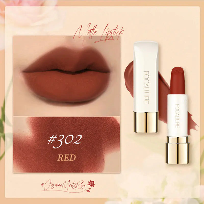 Rouge à Lèvres Mat Longue Durée et Imperméable - Formule Hydratante