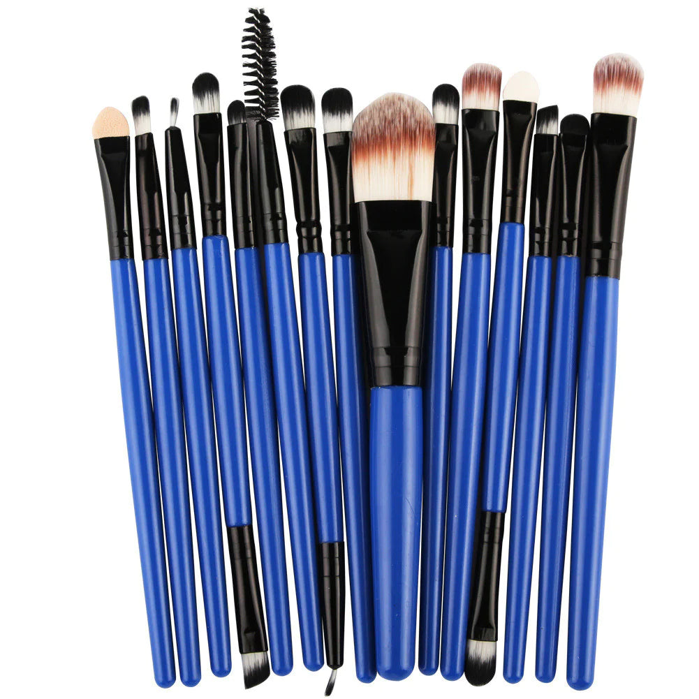 Ensemble de 15 Pinceaux de Maquillage
