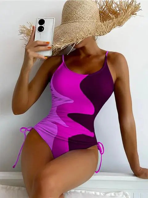 Chic Monokini Été Tenue de Plage pour Femmes
