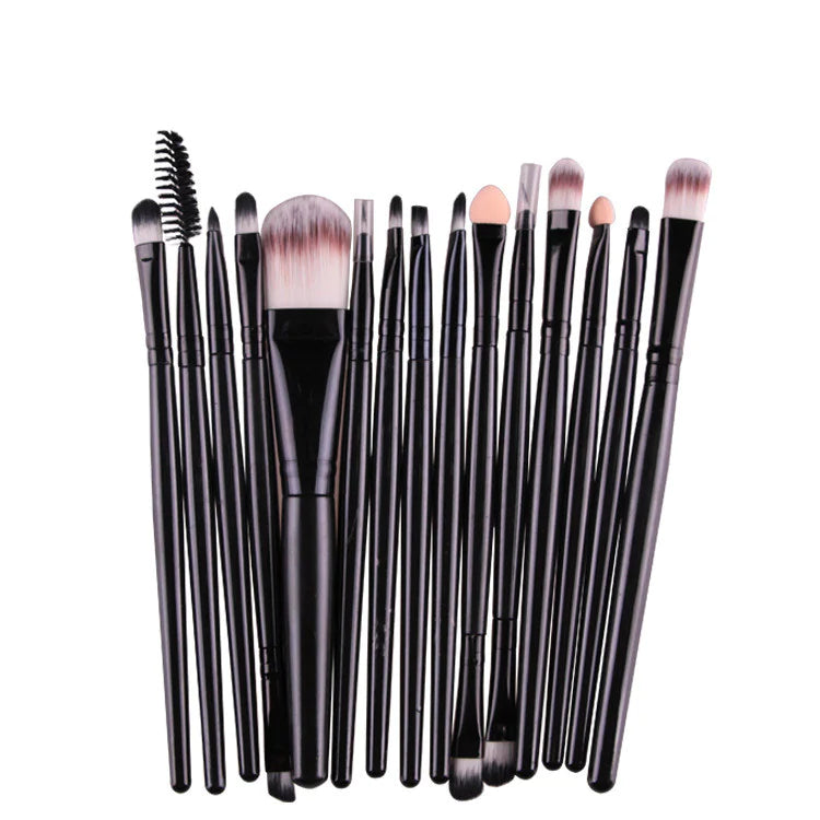 Ensemble de 15 Pinceaux de Maquillage