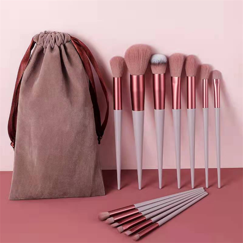Ensemble de 13 pinceaux de maquillage, pinceaux anti-cernes, blush, poudre, fard à paupières, surligneur, fond de teint, outils de beauté cosmétiques