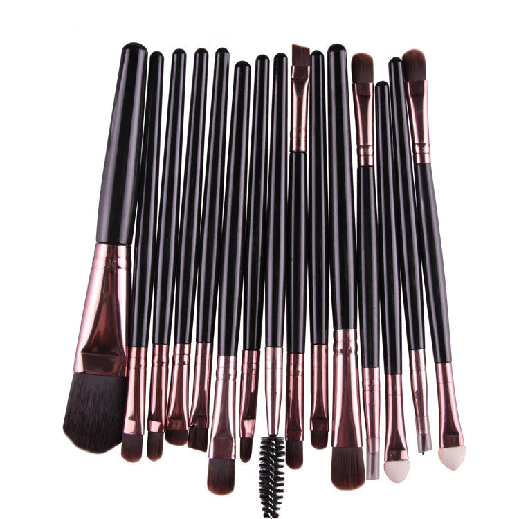 Ensemble de 15 Pinceaux de Maquillage