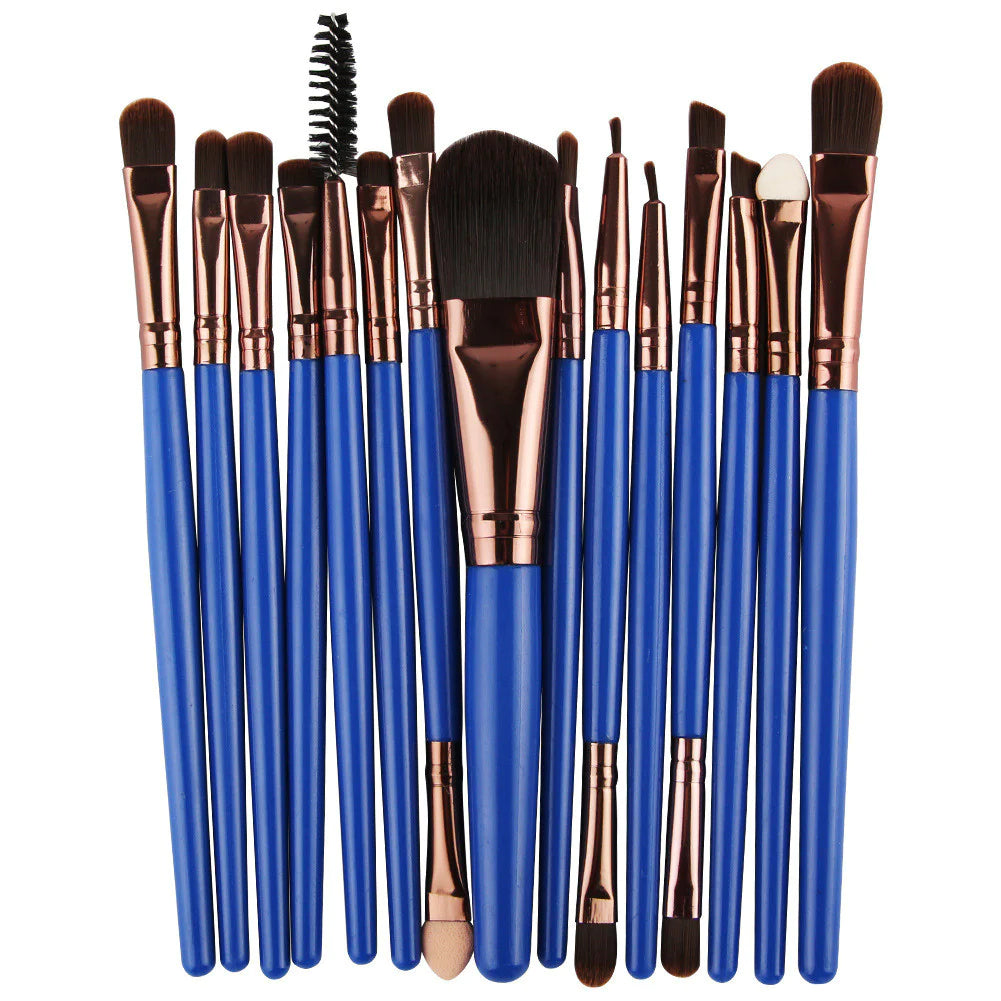 Ensemble de 15 Pinceaux de Maquillage