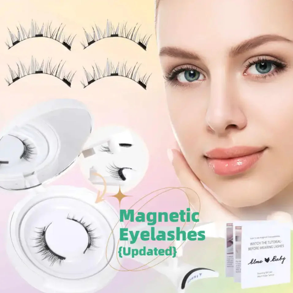 Faux Cils Magnétiques en Poils de Vison Super Doux