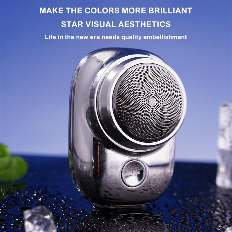 Rasoir Électrique Portable pour Hommes – Mini, Étanche IPX7, Usage Sec et Humide, Rechargeable USB