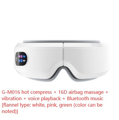 Masseur oculaire à pression d'air et vibrations, protection oculaire Bluetooth, massage oculaire relaxant, soulagement des migraines, amélioration du sommeil