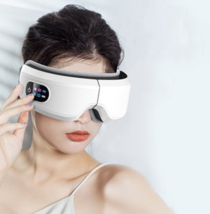 Masseur oculaire à pression d'air et vibrations, protection oculaire Bluetooth, massage oculaire relaxant, soulagement des migraines, amélioration du sommeil
