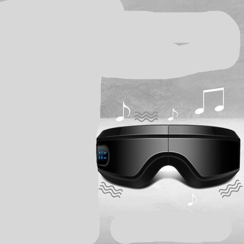 Masseur oculaire à pression d'air et vibrations, protection oculaire Bluetooth, massage oculaire relaxant, soulagement des migraines, amélioration du sommeil