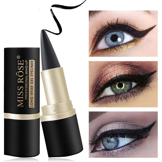 Eyeliner liquide noir waterproof, crayon gel, maquillage, cosmétique, cils, eye-liner waterproof, outil de maquillage