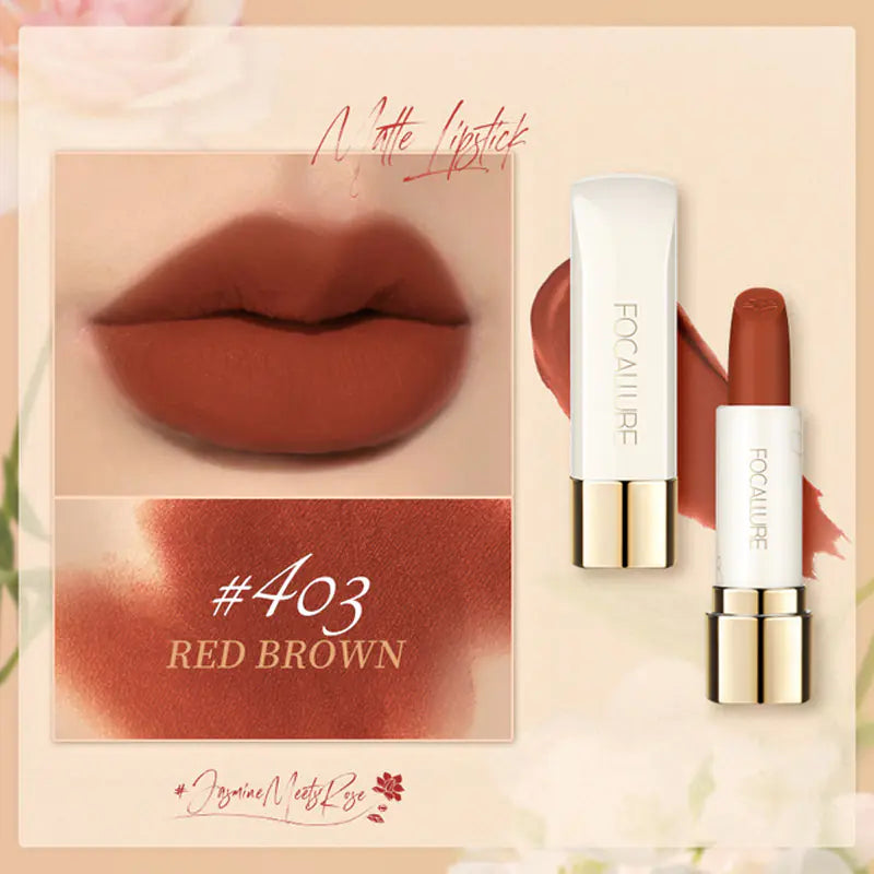 Rouge à Lèvres Mat Longue Durée et Imperméable - Formule Hydratante