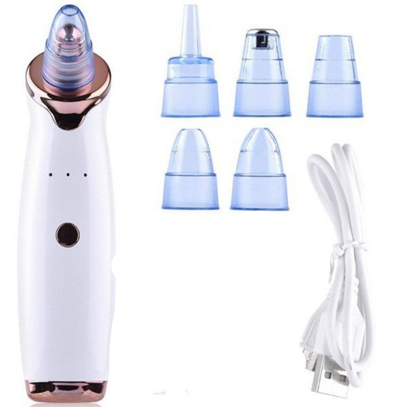 Instrument à points noirs à aspiration électrique, instrument de lavage du visage, beauté, élimination de l'acné, instrument d'aspiration des points noirs