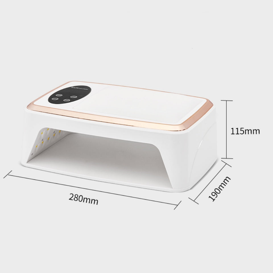 Sèche-ongles professionnel 380 W, 90 LED, lampe UV pour le séchage de tous les vernis à ongles gel, détection de mouvement, manucure et pédicure