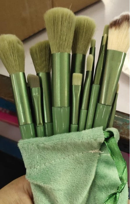 Ensemble de 13 pinceaux de maquillage, pinceaux anti-cernes, blush, poudre, fard à paupières, surligneur, fond de teint, outils de beauté cosmétiques