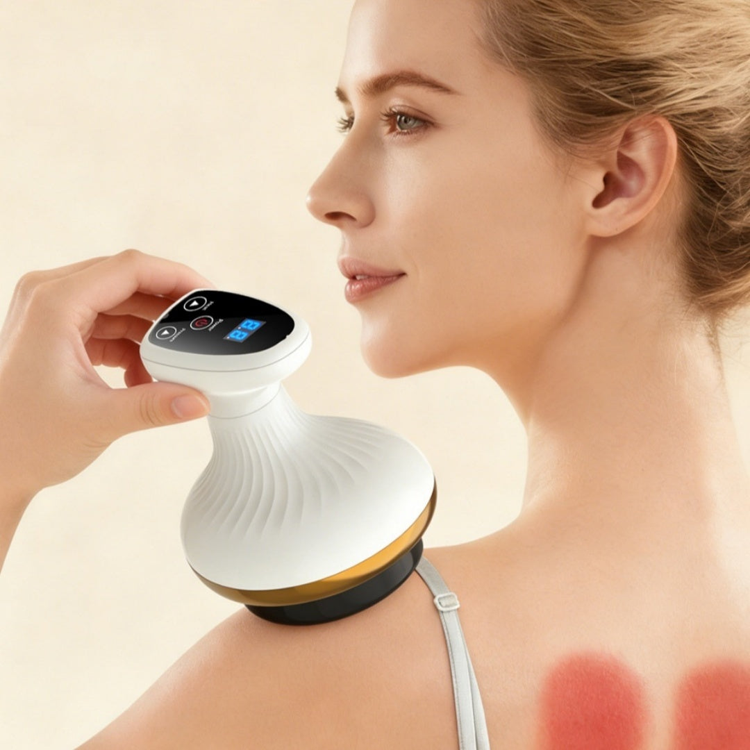 Planche de Gua Sha électrique, masseur de beauté, appareil de ventouses, brosse électrique pour méridiens, massage abdominal à domicile, masseur sur planche Gua Sha.
