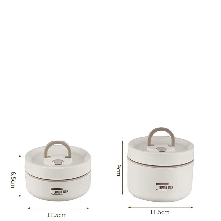 Boîte à déjeuner isolée portable avec couvercle