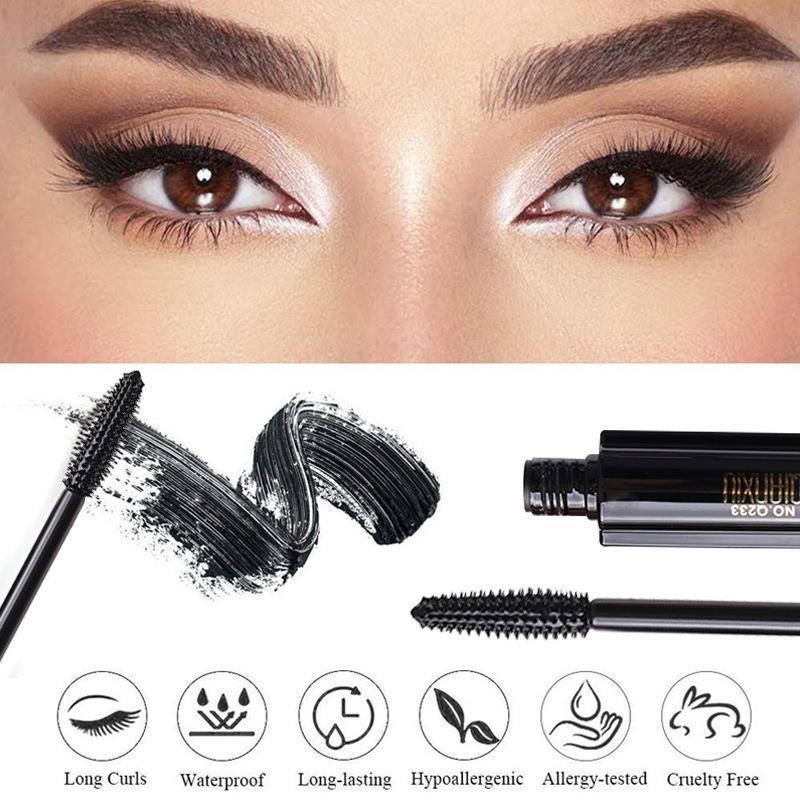 Mascara 4D imperméable, non collant et sans bavures