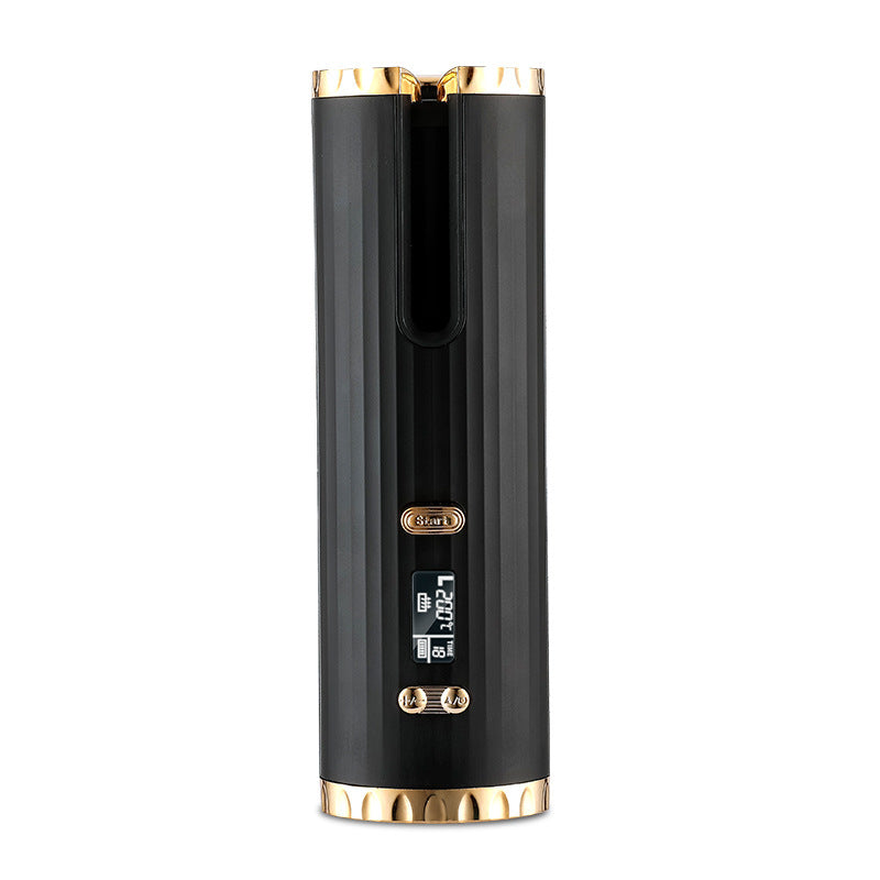 Fer à boucler automatique rechargeable pour femmes, portable, écran LCD, céramique, rotatif, pour boucles et ondulations