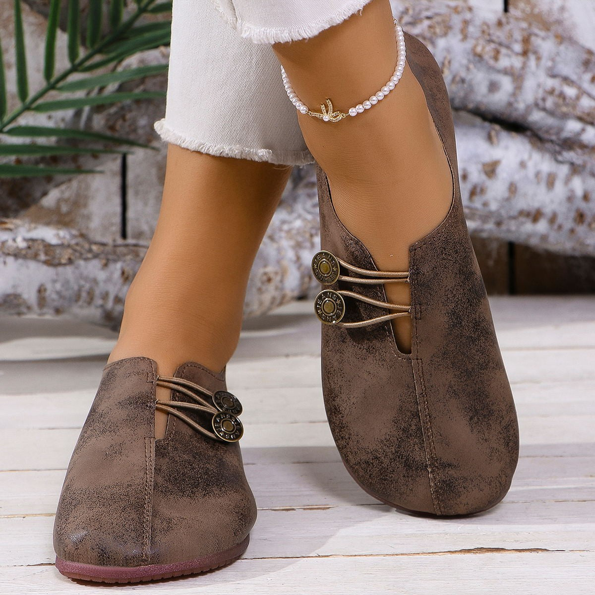 Sandales à enfiler à bout carré, été, mode, chaussures plates et souples pour femme.