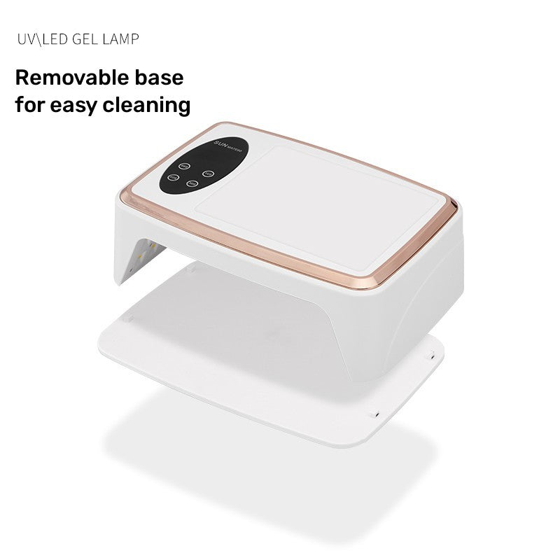 Sèche-ongles professionnel 380 W, 90 LED, lampe UV pour le séchage de tous les vernis à ongles gel, détection de mouvement, manucure et pédicure