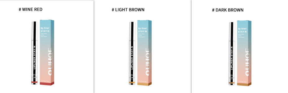 Crayon à lèvres marron foncé, waterproof, longue tenue, pulpeux, doux, brillant à lèvres, maquillage, cosmétiques