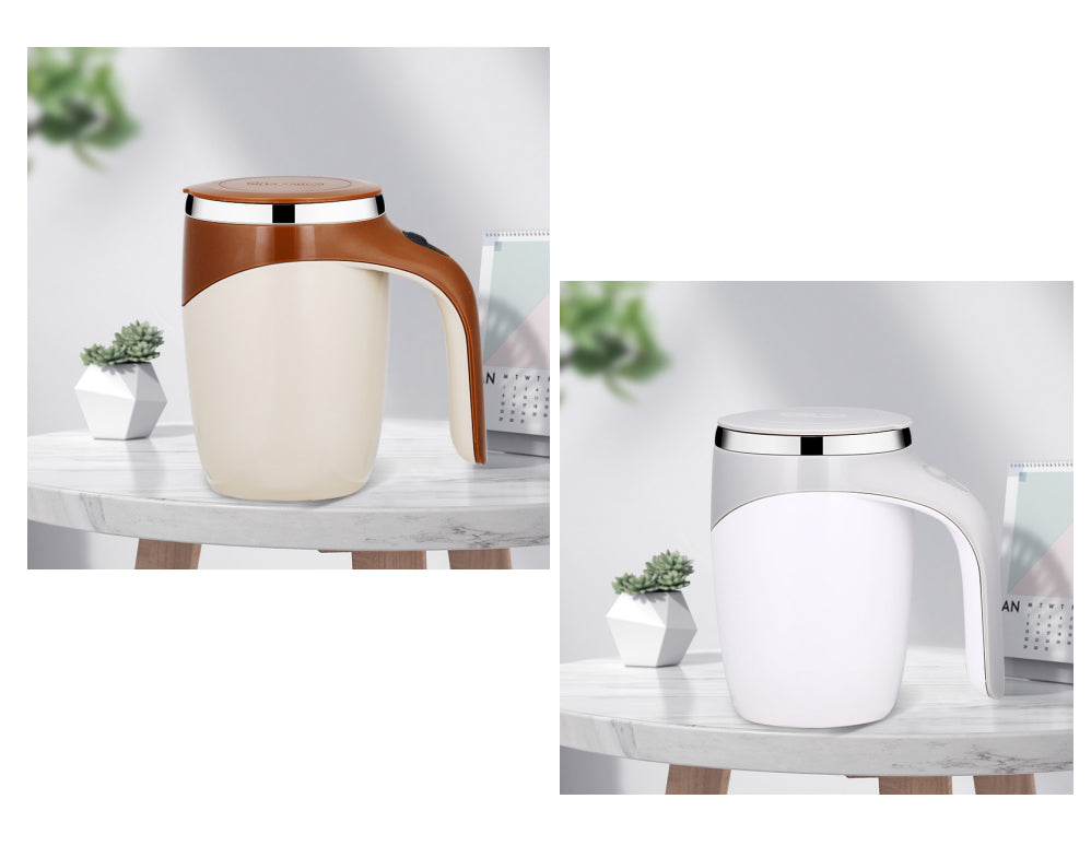 Tasse à Agitation Magnétique Rechargeable – Café, Milkshake &amp; Boissons Chaudes
