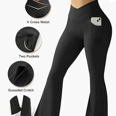 Pantalon de Yoga Côtelé