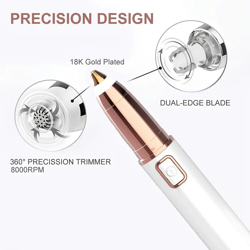 Outil Épilateur de Sourcils Indolore Rechargeable