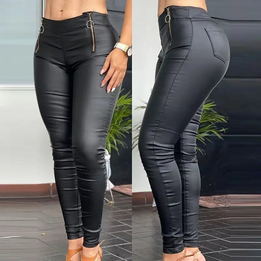 Pantalon serré noir pour femmes