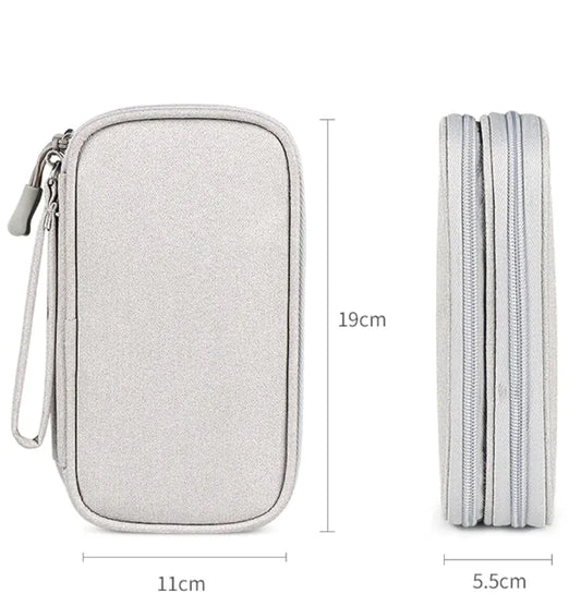 Étui de rangement étanche pour câble et batterie externe