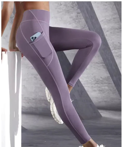 Legging de sport taille haute avec poche