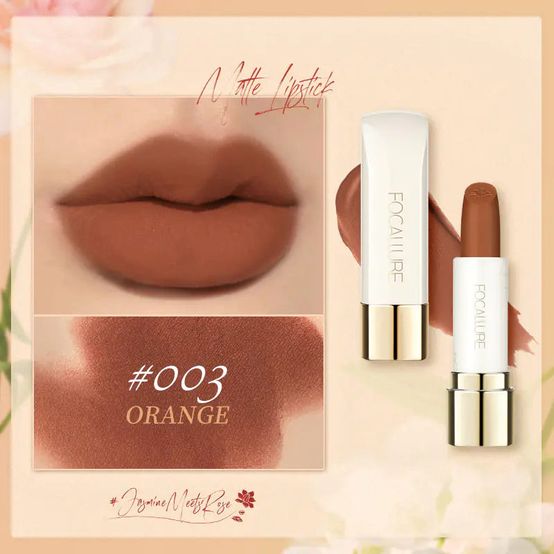 Rouge à Lèvres Mat Longue Durée et Imperméable - Formule Hydratante