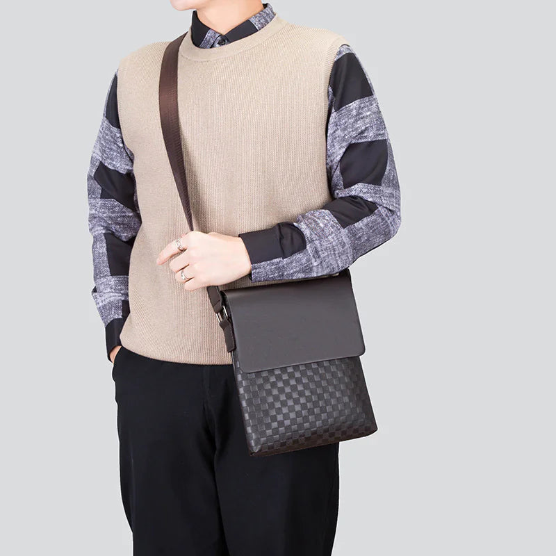 Sac messager décontracté à bandoulière pour homme