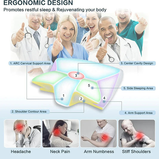 Oreiller Cervical Ergonomique Contour