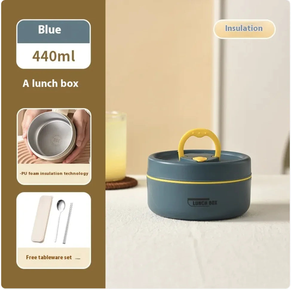 Boîte à lunch japonaise isolée en acier inoxydable