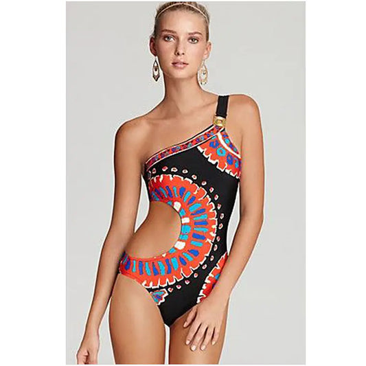 Maillot de Bain Triangle Imprimé Élégant