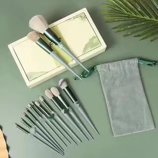 Ensemble de 13 pinceaux de maquillage, pinceaux anti-cernes, blush, poudre, fard à paupières, surligneur, fond de teint, outils de beauté cosmétiques