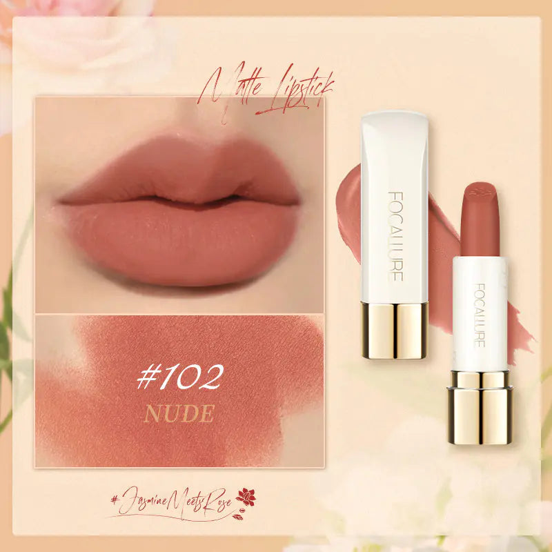 Rouge à Lèvres Mat Longue Durée et Imperméable - Formule Hydratante