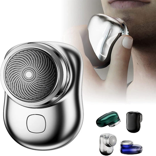 Rasoir Électrique Portable pour Hommes – Mini, Étanche IPX7, Usage Sec et Humide, Rechargeable USB