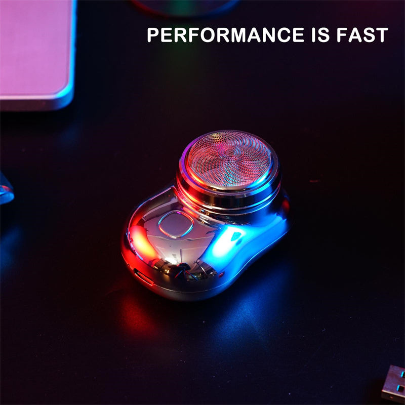 Rasoir Électrique Portable pour Hommes – Mini, Étanche IPX7, Usage Sec et Humide, Rechargeable USB