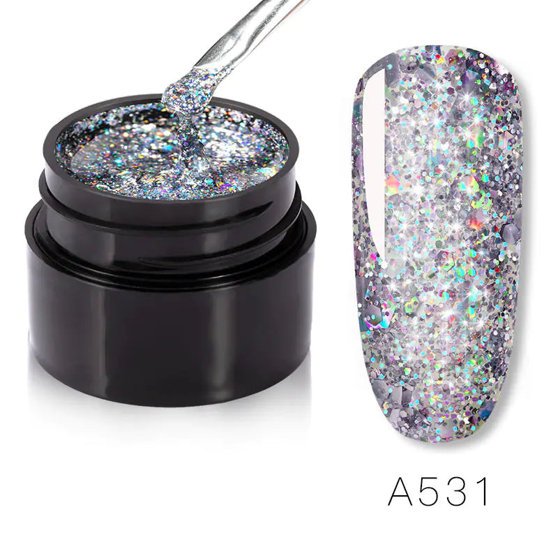 Vernis à Ongles Gel Diamant - Nouveau Gel UV Coloré