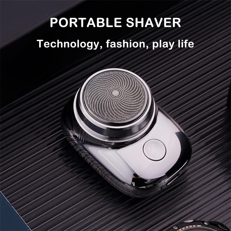 Rasoir Électrique Portable pour Hommes – Mini, Étanche IPX7, Usage Sec et Humide, Rechargeable USB