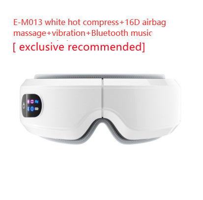 Masseur oculaire à pression d'air et vibrations, protection oculaire Bluetooth, massage oculaire relaxant, soulagement des migraines, amélioration du sommeil