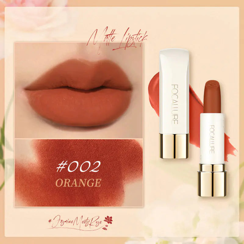 Rouge à Lèvres Mat Longue Durée et Imperméable - Formule Hydratante