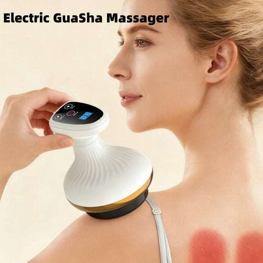 Planche de Gua Sha électrique, masseur de beauté, appareil de ventouses, brosse électrique pour méridiens, massage abdominal à domicile, masseur sur planche Gua Sha.