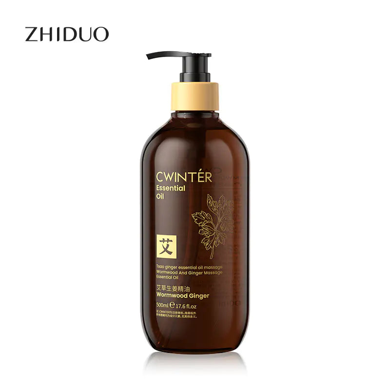 Huile Essentielle de Gingembre 500ml pour Soin du Corps et Hydratation